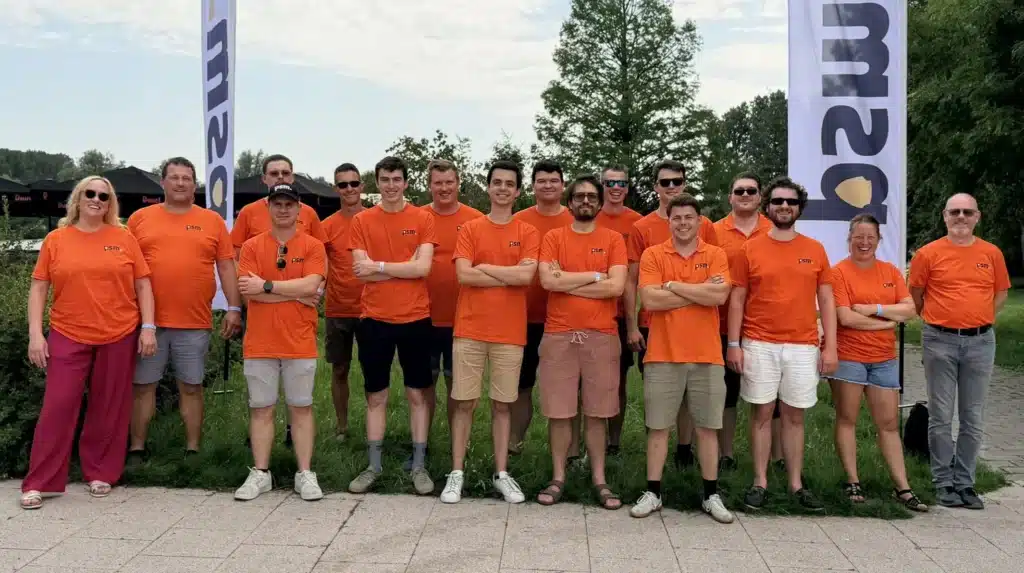 Foto van het PSM team